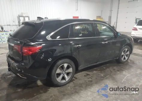 2014 Acura Mdx from USA, damaged, VIN 5FRYD4H24EB005603